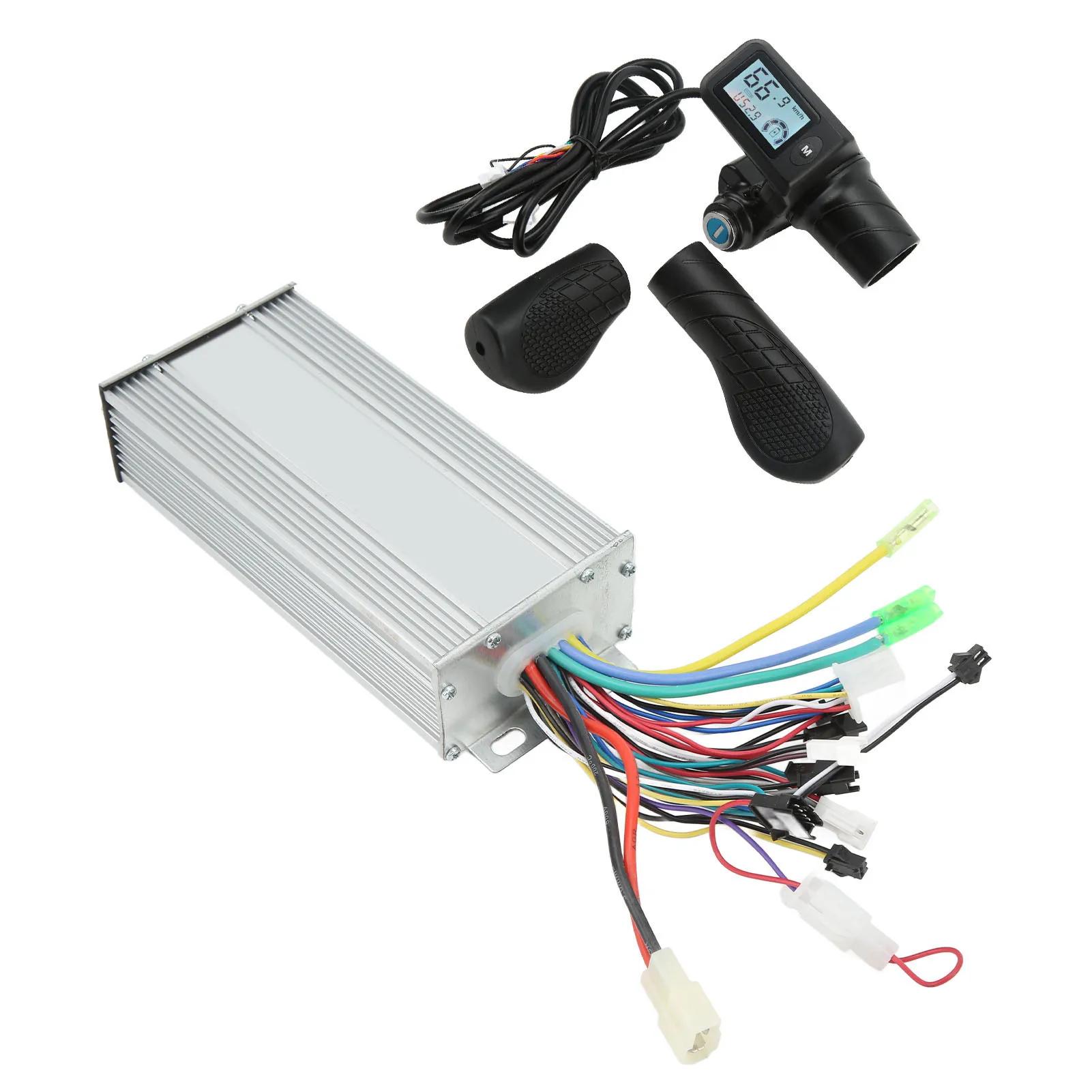 Electric Bike Motor Controller Set Electric Bike Retrofit LCD Panel Aluminum Alloy Housing 36V 48V 1000W for 22.5mm Handlebars
Electric Bike Motor Controller Set Electric Bike Retrofit LCD Panel Aluminum Alloy Housing 36V 48V 1000W for 22.5mm Handlebars