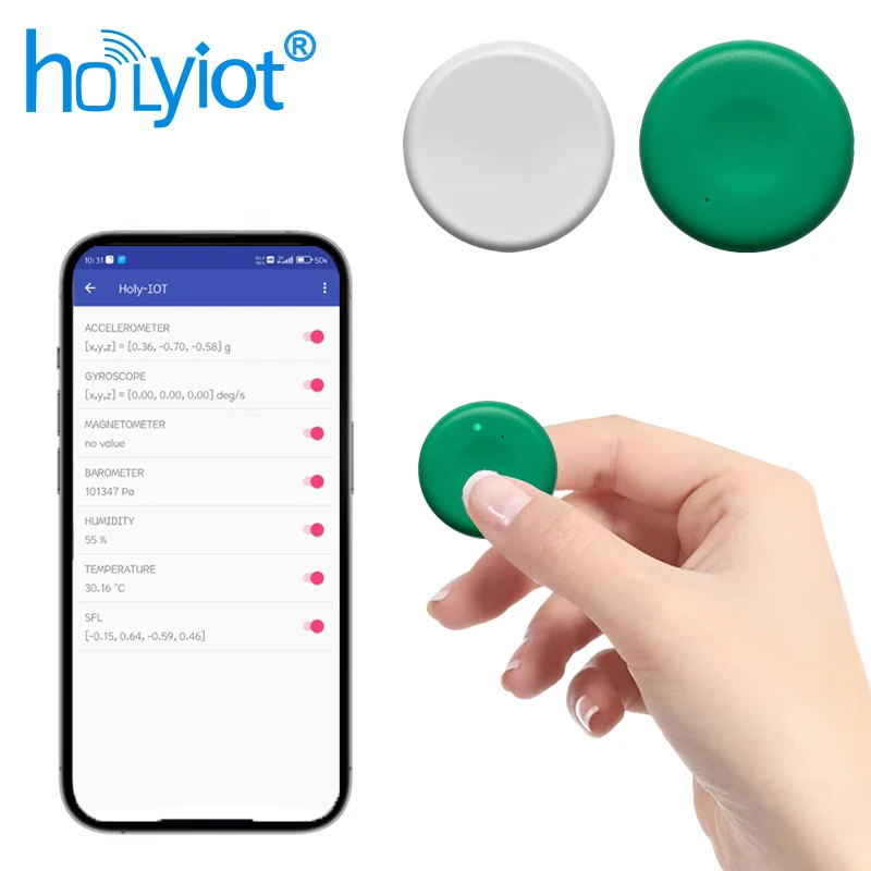 nRF52832 Bluetooth Tag BLE 5.0 Beacon With Accelerometer SHT30 Temperature Humitidy LPS22HB Barometer Sensor iBeacon Eddystone
nRF52832 Bluetooth Tag BLE 5.0 Beacon With Accelerometer SHT30 Temperature Humitidy LPS22HB Barometer Sensor iBeacon Eddystone