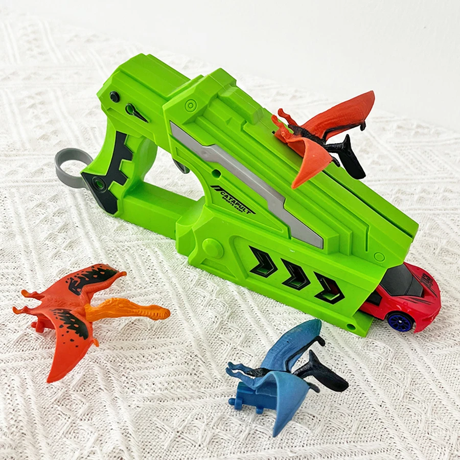 Launch Flying Toys (4pcs Dinosaurs+1pcs Cars) Children's Toys Boys' Manual Launcher Sports Car Model Christmas Gift
Launch Flying Toys (4pcs Dinosaurs+1pcs Cars) Children's Toys Boys' Manual Launcher Sports Car Model Christmas Gift