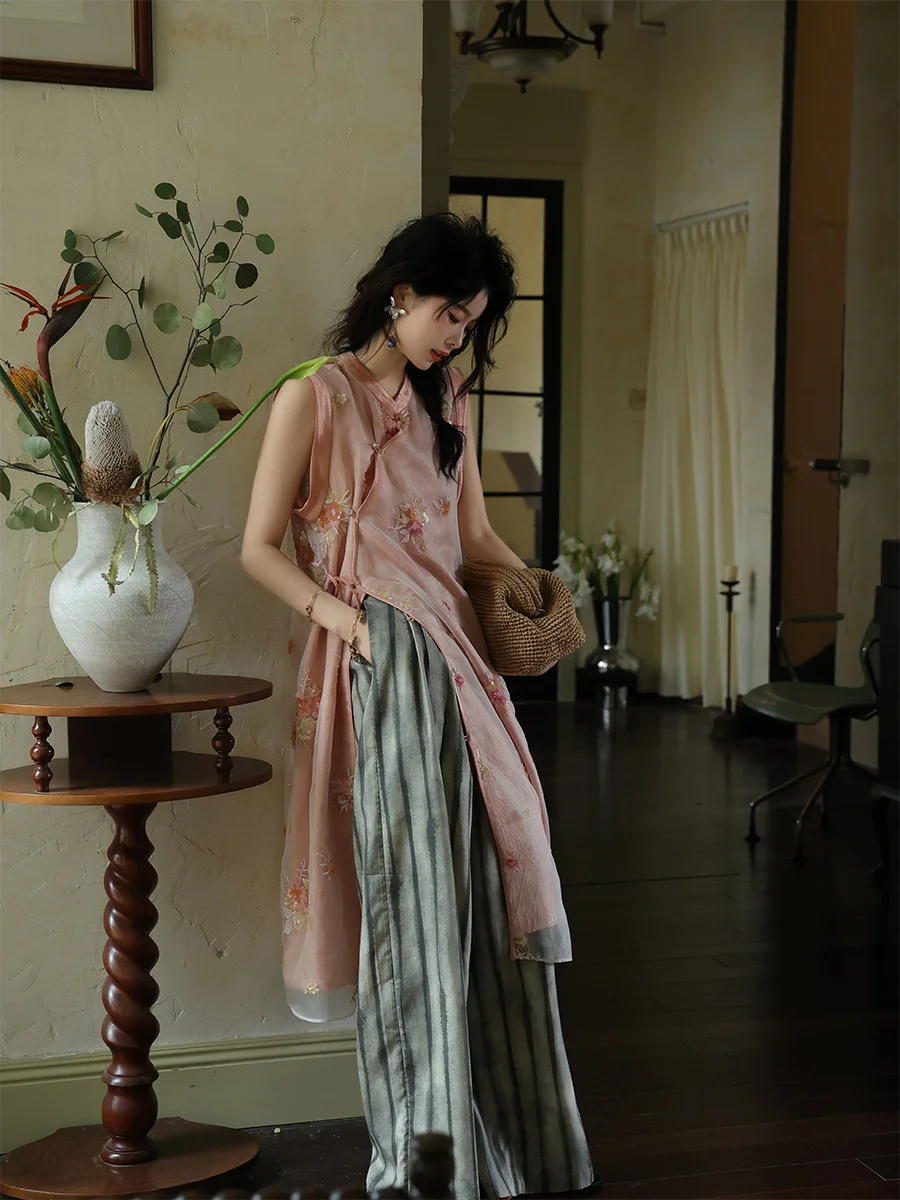 Летние женские брюки Dangdang Somes с высокой талией, широкими штанинами, белые в полоску, повседневные, из смесового льна, удобные, длинные
Летние женские брюки Dangdang Somes с высокой талией, широкими штанинами, белые в полоску, повседневные, из смесового льна, удобные, длинные