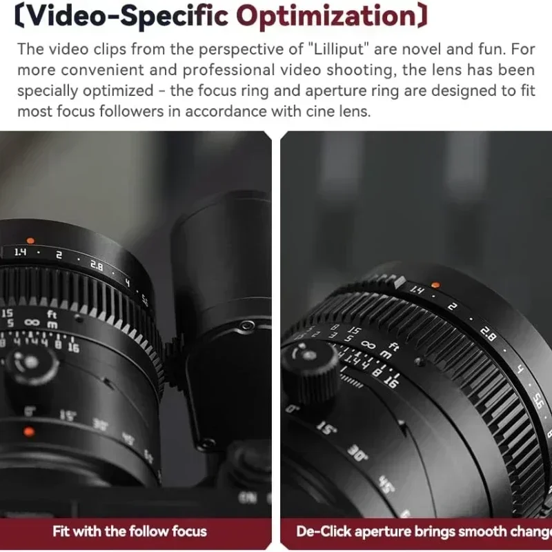 TTartisan 50mm F1.4 Tilt Lens Full-Frame Manual Focus for Sony E M4/3 Canon RF Nikon Z Fuji XF L Mount Mirrorless Cameras
TTartisan 50mm F1.4 Tilt Lens Full-Frame Manual Focus for Sony E M4/3 Canon RF Nikon Z Fuji XF L Mount Mirrorless Cameras