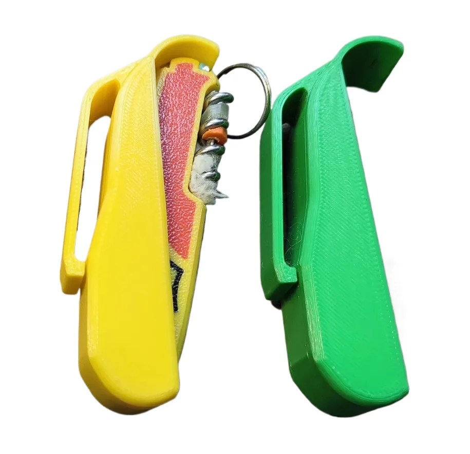 3D Printed Quick Draw Holster for Victorinox 91mm Swiss Army Knife, Belt Clip Sheath, Outdoor EDC Carry Accessory
3D Printed Quick Draw Holster for Victorinox 91mm Swiss Army Knife, Belt Clip Sheath, Outdoor EDC Carry Accessory