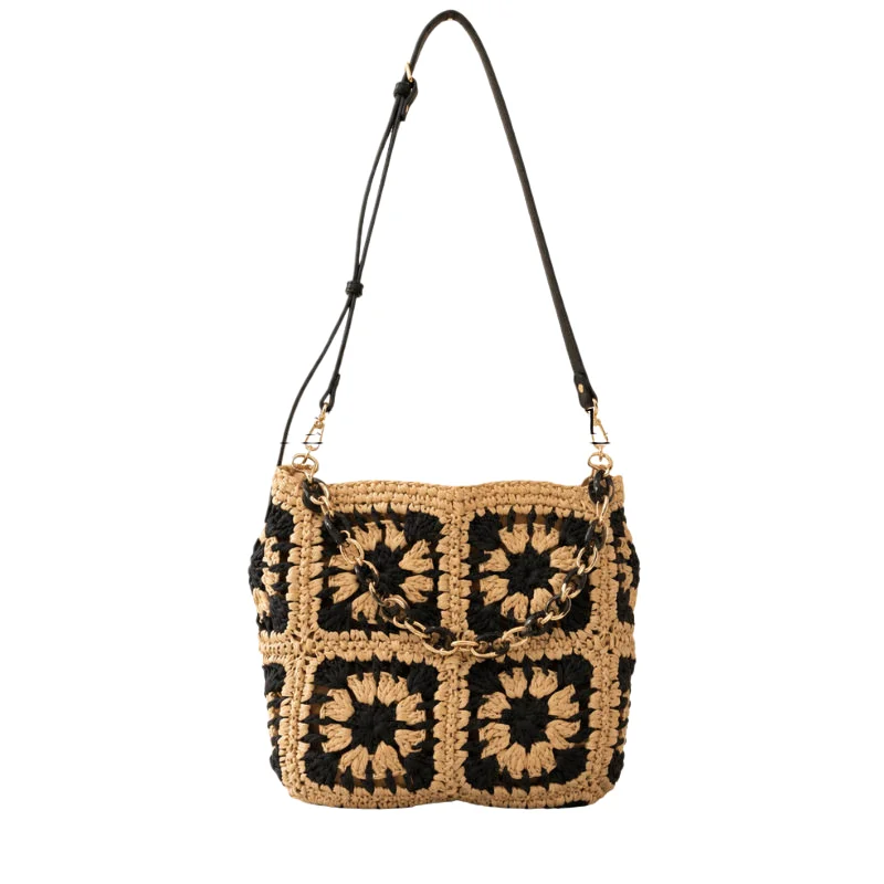 Leisure Style Knitting Beach Bag Paper Rope Handmade Woven Crossbody Bags for Women Seaside Vacation Handbag Travel Straw Bag
Leisure Style Knitting Beach Bag Paper Rope Handmade Woven Crossbody Bags for Women Seaside Vacation Handbag Travel Straw Bag