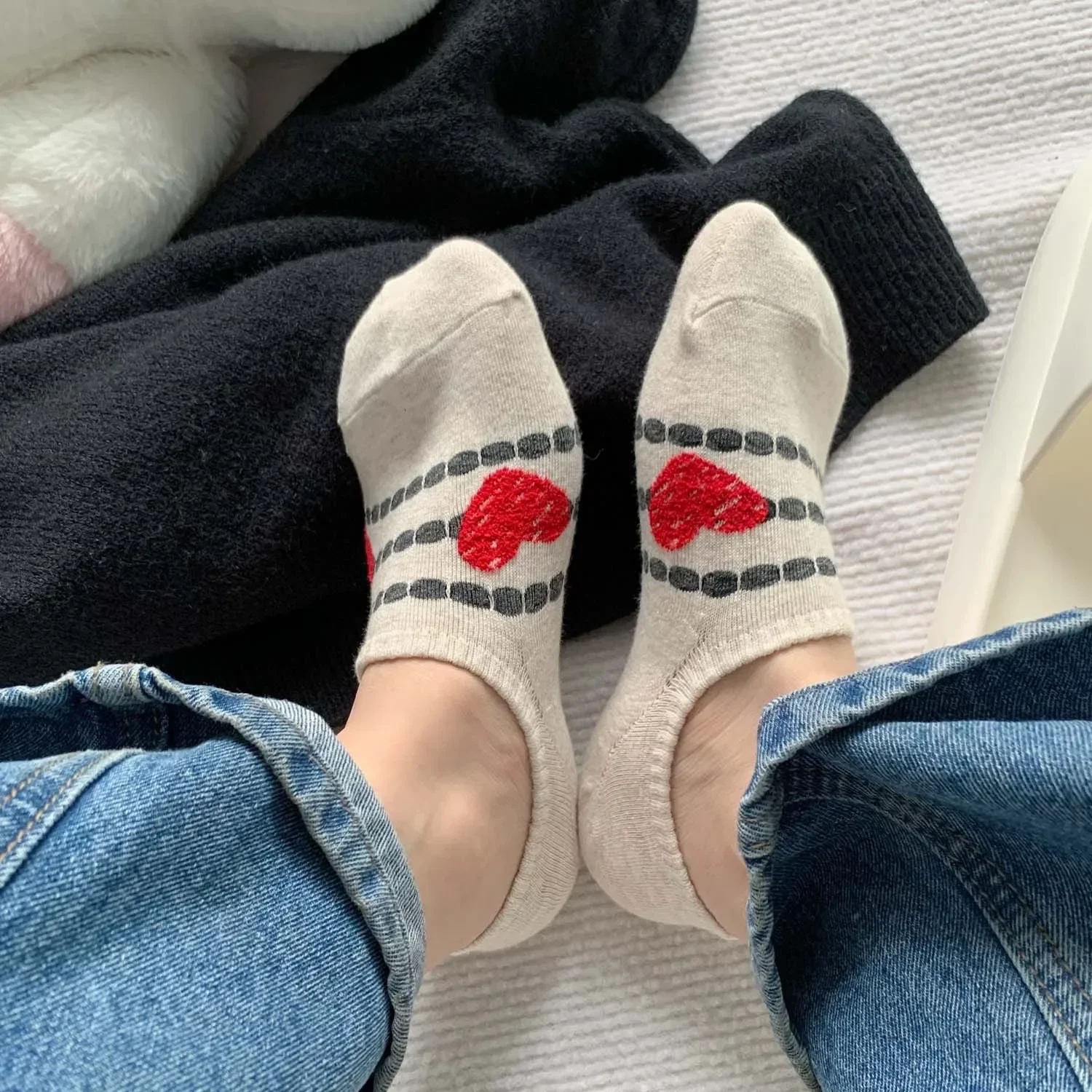 Simple Love Boat Socks Unisex Spring Summer Invisible Graffiti Striped Anti-slip Korean College Style Women's Socks Calcetines
Simple Love Boat Socks Unisex Spring Summer Invisible Graffiti Striped Anti-slip Korean College Style Women's Socks Calcetines