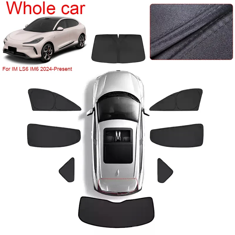 For IM LS6 IM6 2024-Present Car Dedicated Privacy Curtain Window Sunshade Auto Anti-UV Heat Insulation Protect Cover Interior
For IM LS6 IM6 2024-Present Car Dedicated Privacy Curtain Window Sunshade Auto Anti-UV Heat Insulation Protect Cover Interior