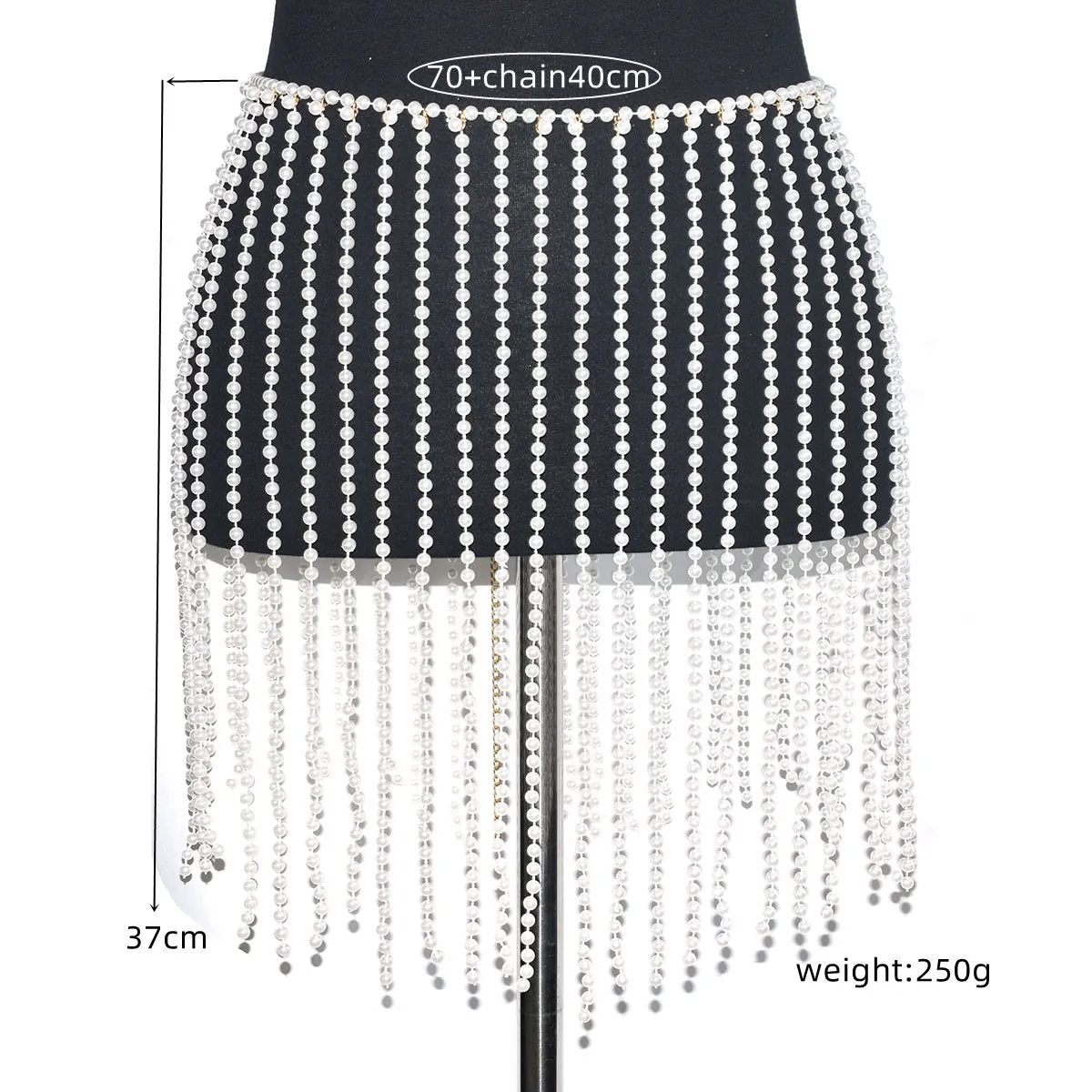 Luxury Plastic Pearl Tassel Waist Chain For Women Wide Pearl Chain Fringe Waist belt Belly Chain Mini Skirt Women Body Jewelry
Luxury Plastic Pearl Tassel Waist Chain For Women Wide Pearl Chain Fringe Waist belt Belly Chain Mini Skirt Women Body Jewelry