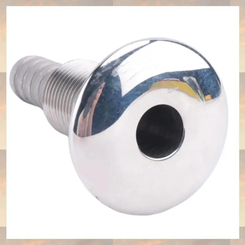 Flash Trend 2X Marine Connector Hose Barb Stainless Steel Drain Pipe Tube Thru Hull Silver 316 Drain Joint Fitting
Flash Trend 2X Marine Connector Hose Barb Stainless Steel Drain Pipe Tube Thru Hull Silver 316 Drain Joint Fitting