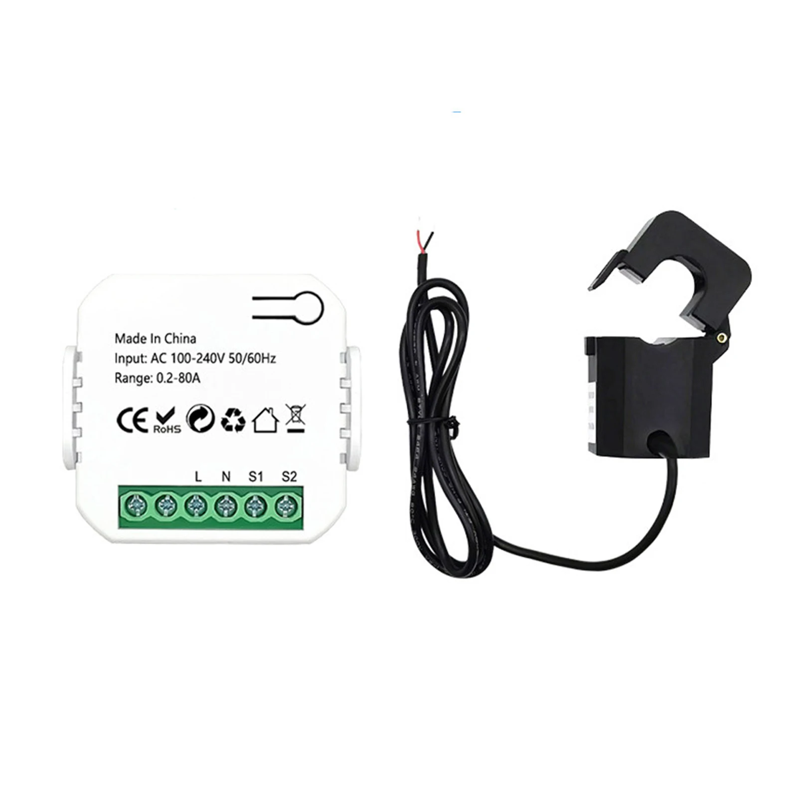 Smart Energy Meter Meter Monitor WiFi Energy Meter With Clamp Sensor APP Control
Smart Energy Meter Meter Monitor WiFi Energy Meter With Clamp Sensor APP Control