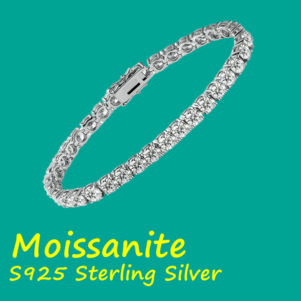 Factory Price 3/4/5/6.5mm Moissanite Tennis Bracelet for Women Men S925 Sterling Silver D VVS1 with GRA Everyday Jewelry
Factory Price 3/4/5/6.5mm Moissanite Tennis Bracelet for Women Men S925 Sterling Silver D VVS1 with GRA Everyday Jewelry