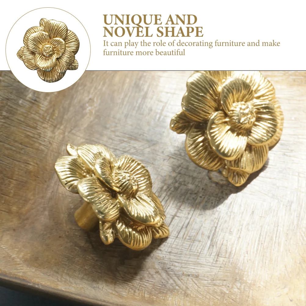 Copper Pear Flower Handle Simple Cabinet Knob For Drawer Wardrobe Furniture Door Pulling Tool Craft Accessory
Copper Pear Flower Handle Simple Cabinet Knob For Drawer Wardrobe Furniture Door Pulling Tool Craft Accessory