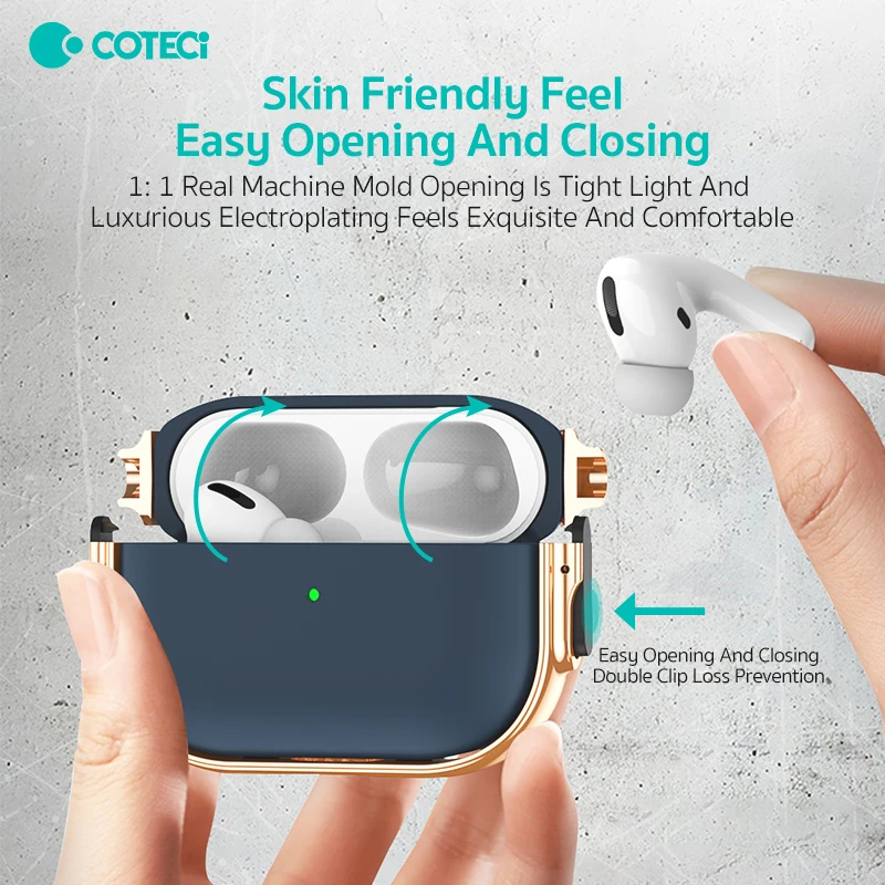 COTECI 2023 Nwe для Airpods Pro 1/2 Airpods 3 Airpod Pro чехол Shell Apple Airpods беспроводные Bluetooth-наушники аксессуары
COTECI 2023 Nwe для Airpods Pro 1/2 Airpods 3 Airpod Pro чехол Shell Apple Airpods беспроводные Bluetooth-наушники аксессуары