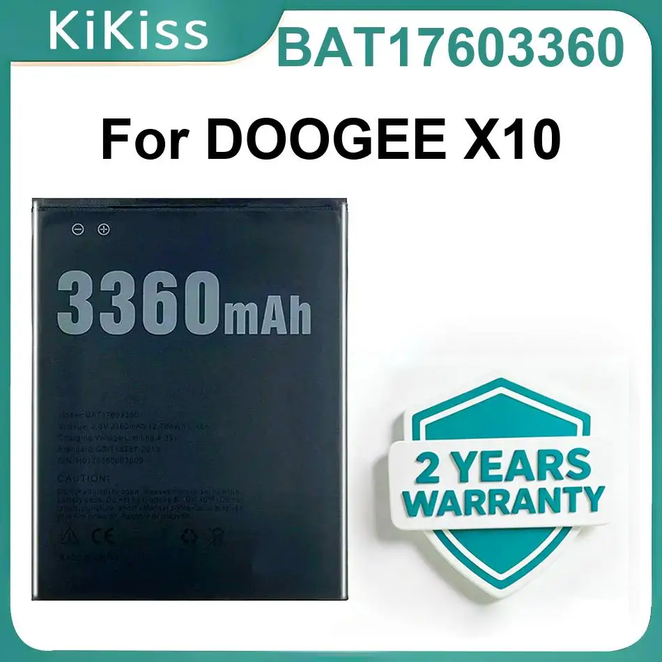 BAT17603360 Mobile Phone Battery For DOOGEE X10 Replacement Batteries
BAT17603360 Mobile Phone Battery For DOOGEE X10 Replacement Batteries