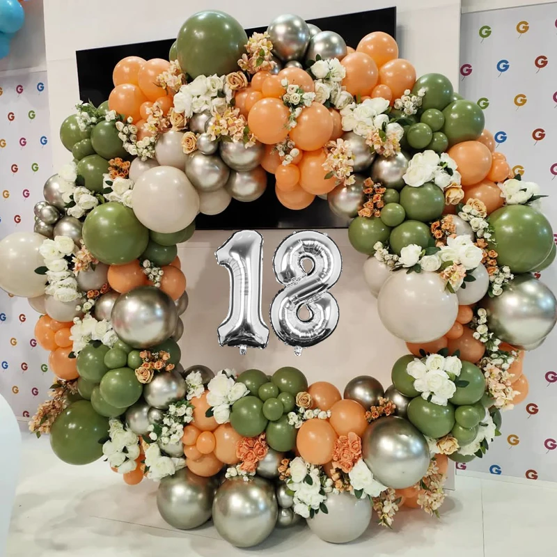 30 60 50 Green Garland Adult Life Day Supplies Balloon Set Anniversary Wedding Baby Birthday Decoration Photo Props
30 60 50 Green Garland Adult Life Day Supplies Balloon Set Anniversary Wedding Baby Birthday Decoration Photo Props