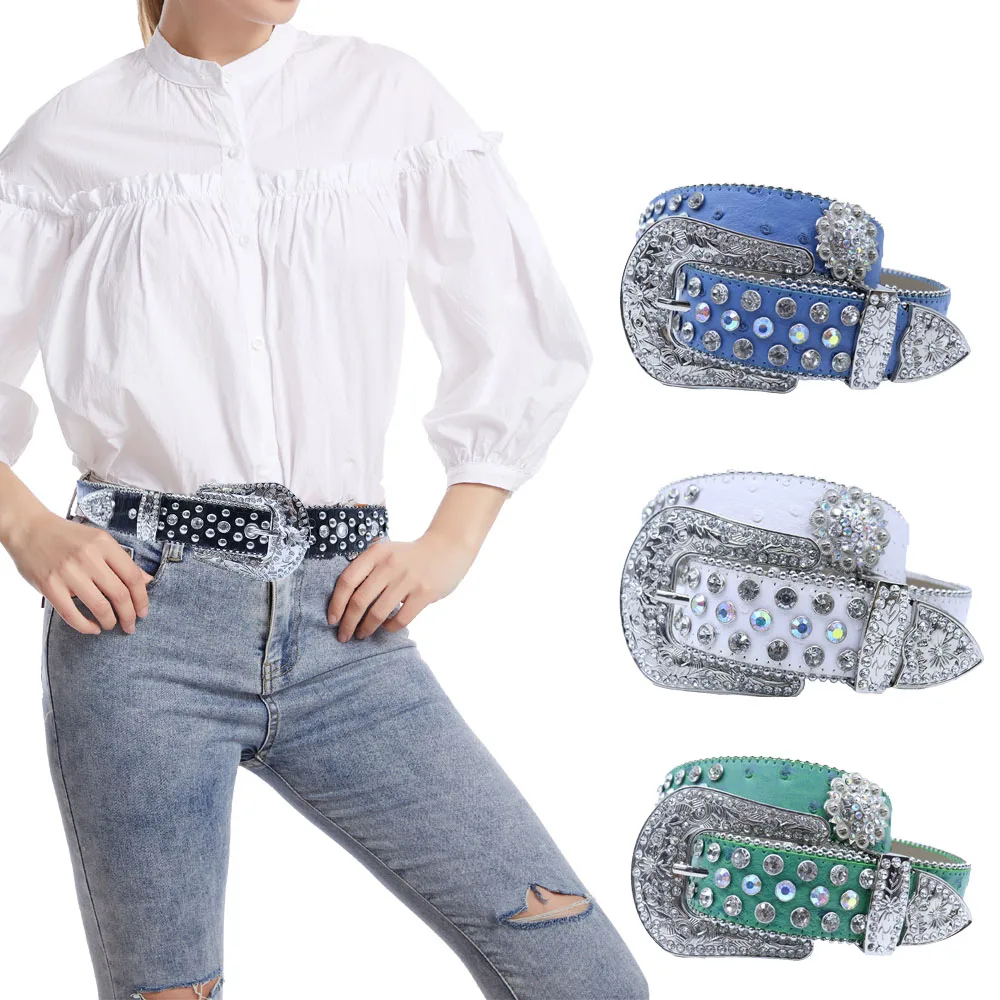 Men's Belt Plus Size Women Punk Y2k Belt Cowboy Flower Rhinestone Belt Studded Diamond PU Leather Belt Designer Belt
Men's Belt Plus Size Women Punk Y2k Belt Cowboy Flower Rhinestone Belt Studded Diamond PU Leather Belt Designer Belt