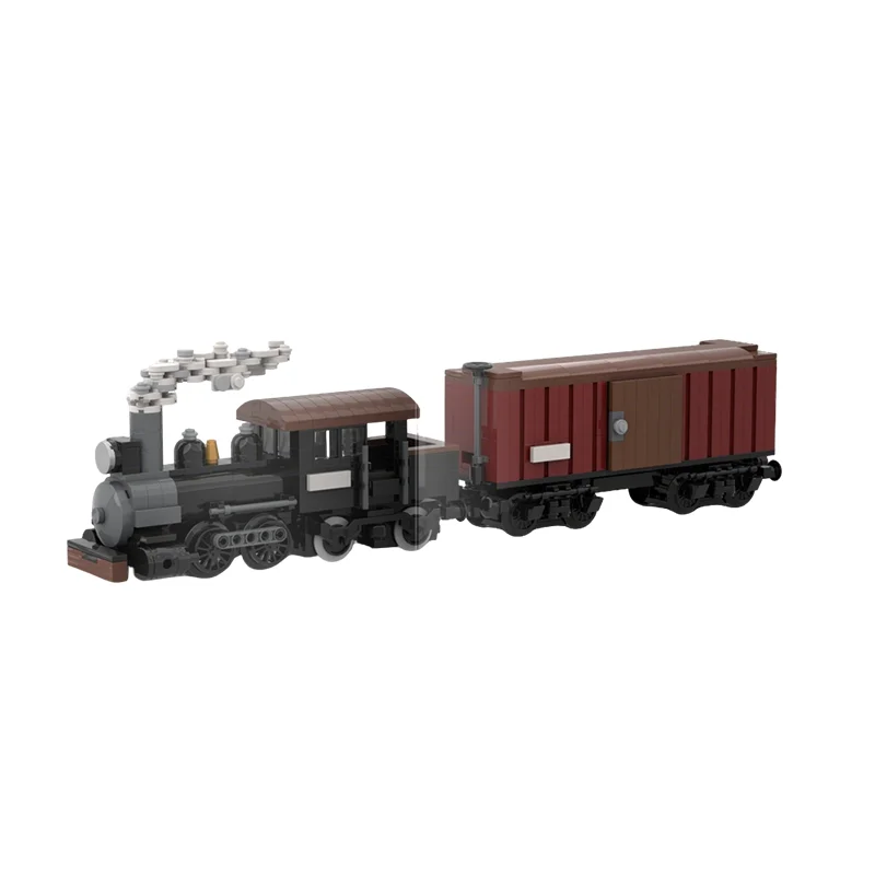 637PCS MOC Railway Train Sandy River Rangley Lakes Forney 0 4 Model Building Blocks DIY Assembly Building Blocks Display Gift
