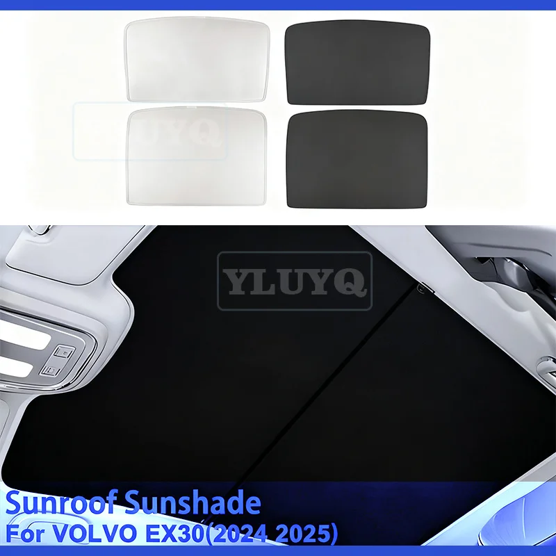 Sunroof Skylight UV Protection for VOLVO EX30 2024 2025 2026 Car Ice Cloth Buckle Sun Shades Glass Roof Sunshade Heat Insulation
Sunroof Skylight UV Protection for VOLVO EX30 2024 2025 2026 Car Ice Cloth Buckle Sun Shades Glass Roof Sunshade Heat Insulation