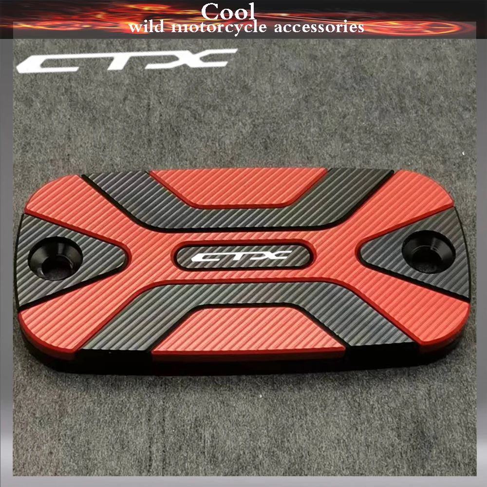 Motorcycle Accessories CNC Front Brake Reservoir Fluid Tank Cover Oil Cup Cap For Honda CTX 700 1300 700N CXT700 Laser logo
Motorcycle Accessories CNC Front Brake Reservoir Fluid Tank Cover Oil Cup Cap For Honda CTX 700 1300 700N CXT700 Laser logo