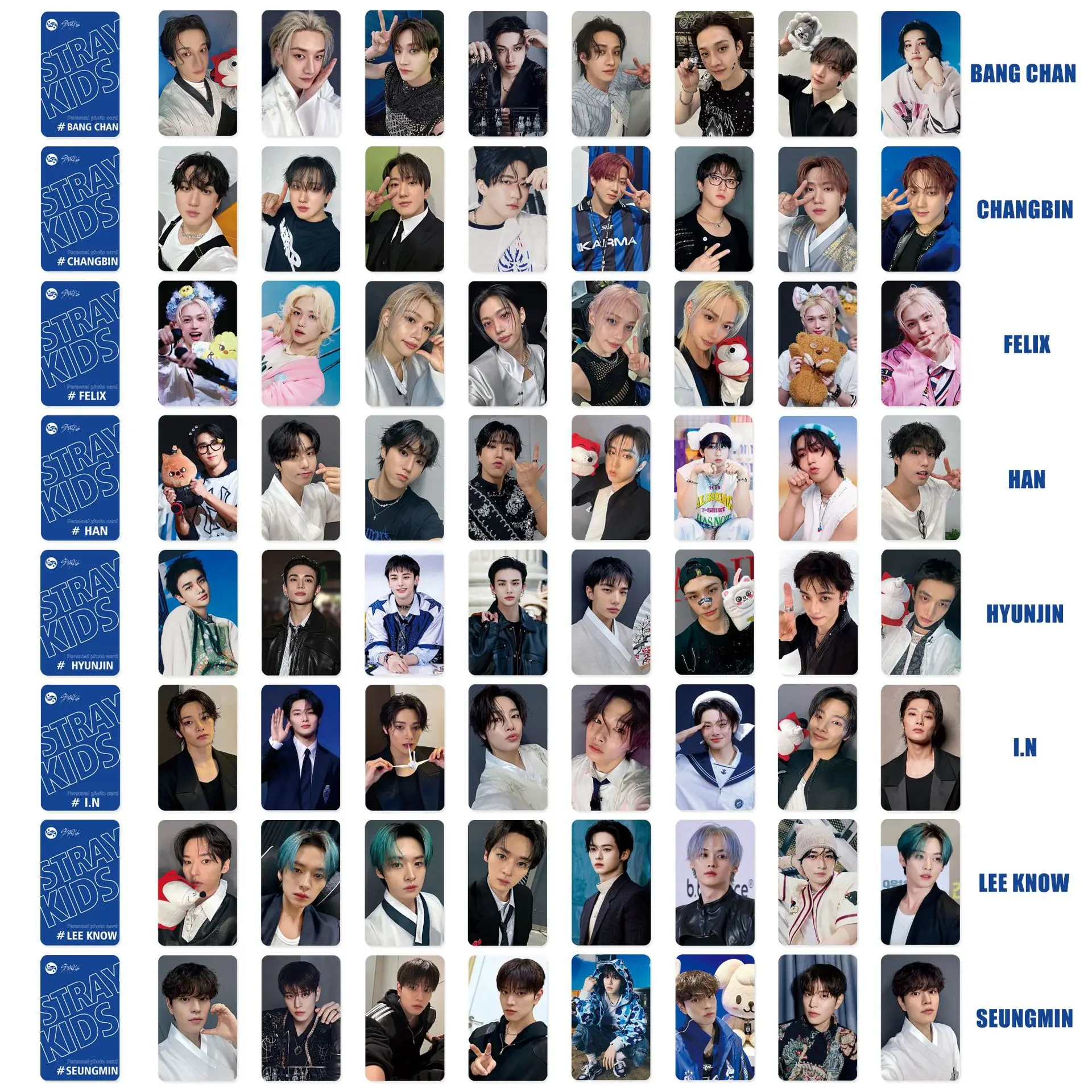 8 шт. фотокарточки StrayKids SKZOO, персональные маленькие карты члена, Huang Xuanchen, Jin Shengwen, коллекция периферийных карт kpop
8 шт. фотокарточки StrayKids SKZOO, персональные маленькие карты члена, Huang Xuanchen, Jin Shengwen, коллекция периферийных карт kpop