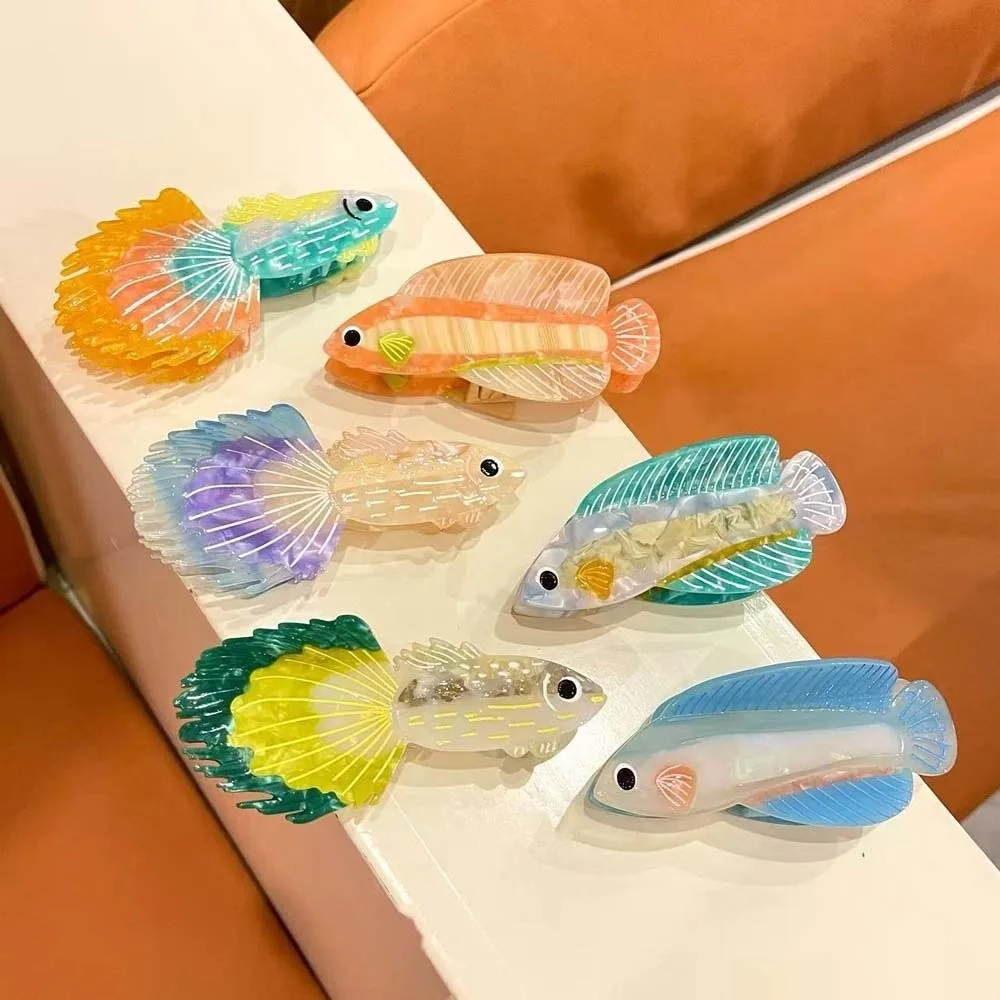 Acrylic Guppy Hair Claw Fish Contrast Color Silver Arowana Shark Clip Korean Style Swordfish Acetic Acid Hair Claw Daily
Acrylic Guppy Hair Claw Fish Contrast Color Silver Arowana Shark Clip Korean Style Swordfish Acetic Acid Hair Claw Daily