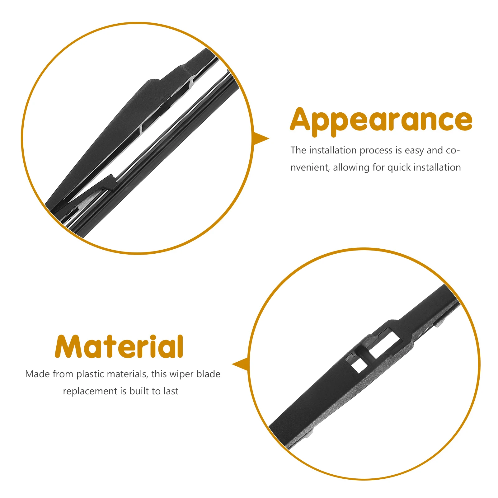 Rear Wiper 300mm Windshield Wipers Windshield Back Wiper Blade Replacement Car Accessories Back Window Clear View Long Life
Rear Wiper 300mm Windshield Wipers Windshield Back Wiper Blade Replacement Car Accessories Back Window Clear View Long Life