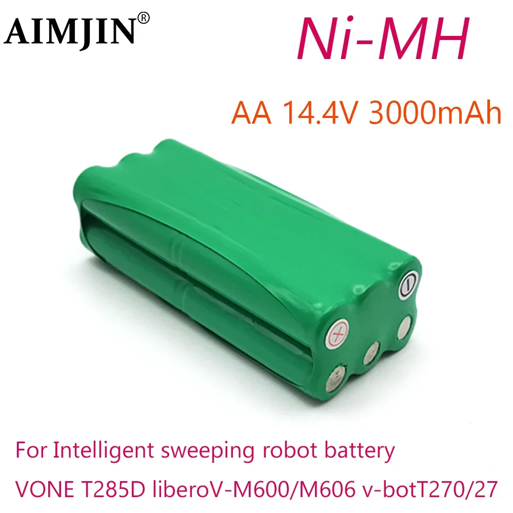 AA 14.4v 3000mah NI-MH rechargeable battery pack fo Papago S30C intelligent sweeping robot VONE T285D vacuum cleaner battery
AA 14.4v 3000mah NI-MH rechargeable battery pack fo Papago S30C intelligent sweeping robot VONE T285D vacuum cleaner battery