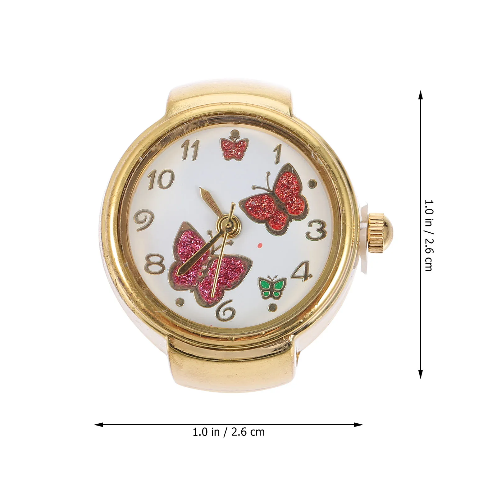 Butterfly Flying Disc Ring Watch Jewelry Number Finger Butterflies Metal Miss Watches
Butterfly Flying Disc Ring Watch Jewelry Number Finger Butterflies Metal Miss Watches