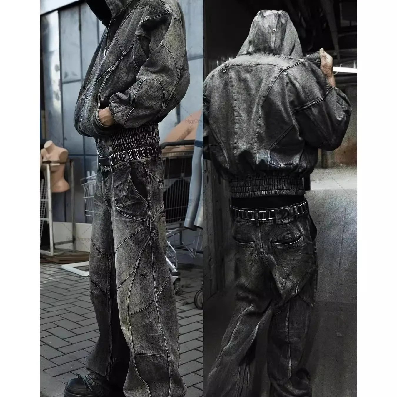 Dark Style Patchwork Jeans Men's Women's Straight Leg Loose Fit Casual mid Waist Zipper Fly Standard Size Teenagers Summer
Dark Style Patchwork Jeans Men's Women's Straight Leg Loose Fit Casual mid Waist Zipper Fly Standard Size Teenagers Summer