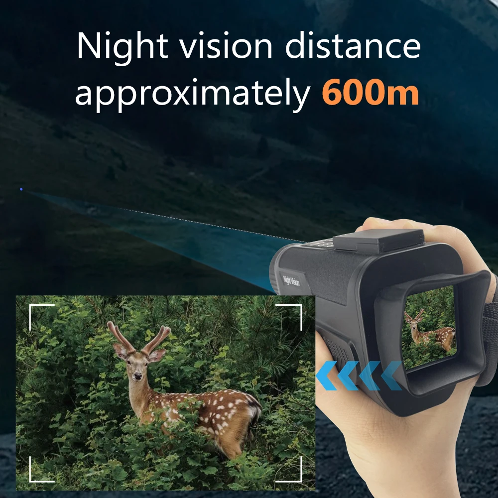 Night Vision Binoculars Infrared Night Vision Goggles for Adults 8X Digital Zoom 40MP 2600mAh Rechargeable Photo Video 4K 600M
Night Vision Binoculars Infrared Night Vision Goggles for Adults 8X Digital Zoom 40MP 2600mAh Rechargeable Photo Video 4K 600M