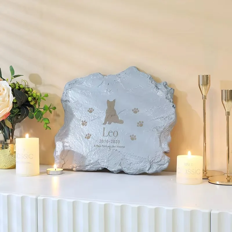 Wholesale Creative Crafts Resin Stone Dog Tombstone with Engraved Words Garden Supplies for Pets and Cats
Wholesale Creative Crafts Resin Stone Dog Tombstone with Engraved Words Garden Supplies for Pets and Cats