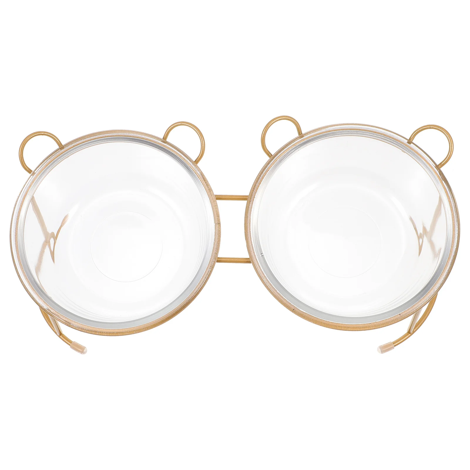 1Set Glass Cat Food Bowl with Iron Rack Raised Double Pet Feeding Bowl Practical Durable Supply Cat Bowls Pet Supply 
1Set Glass Cat Food Bowl with Iron Rack Raised Double Pet Feeding Bowl Practical Durable Supply Cat Bowls Pet Supply