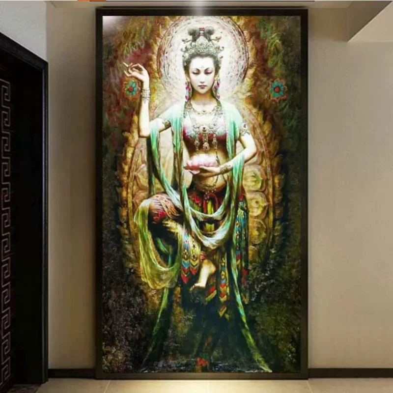 Custom 3d wallpaper Southeast Asian Indian religion mural style yoga studio papier peint statue god Buddha wallpapers home decor
Custom 3d wallpaper Southeast Asian Indian religion mural style yoga studio papier peint statue god Buddha wallpapers home decor