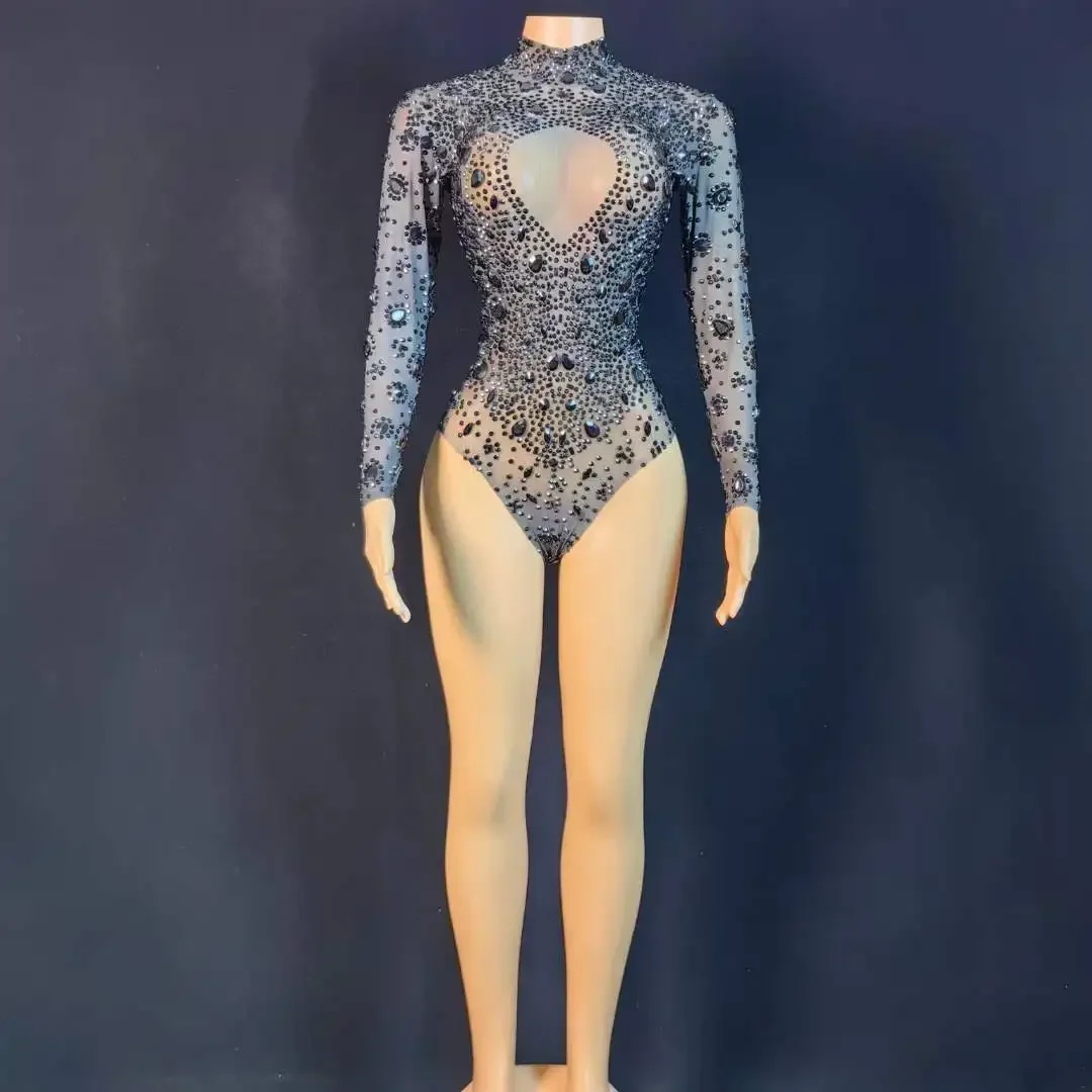 Long Sleeve Rhinestone Bodysuits For Women Clubbing DJ DS Gogo Singer Stage Wear DJ Celrbrate Mardi Gras Body Suits
Long Sleeve Rhinestone Bodysuits For Women Clubbing DJ DS Gogo Singer Stage Wear DJ Celrbrate Mardi Gras Body Suits