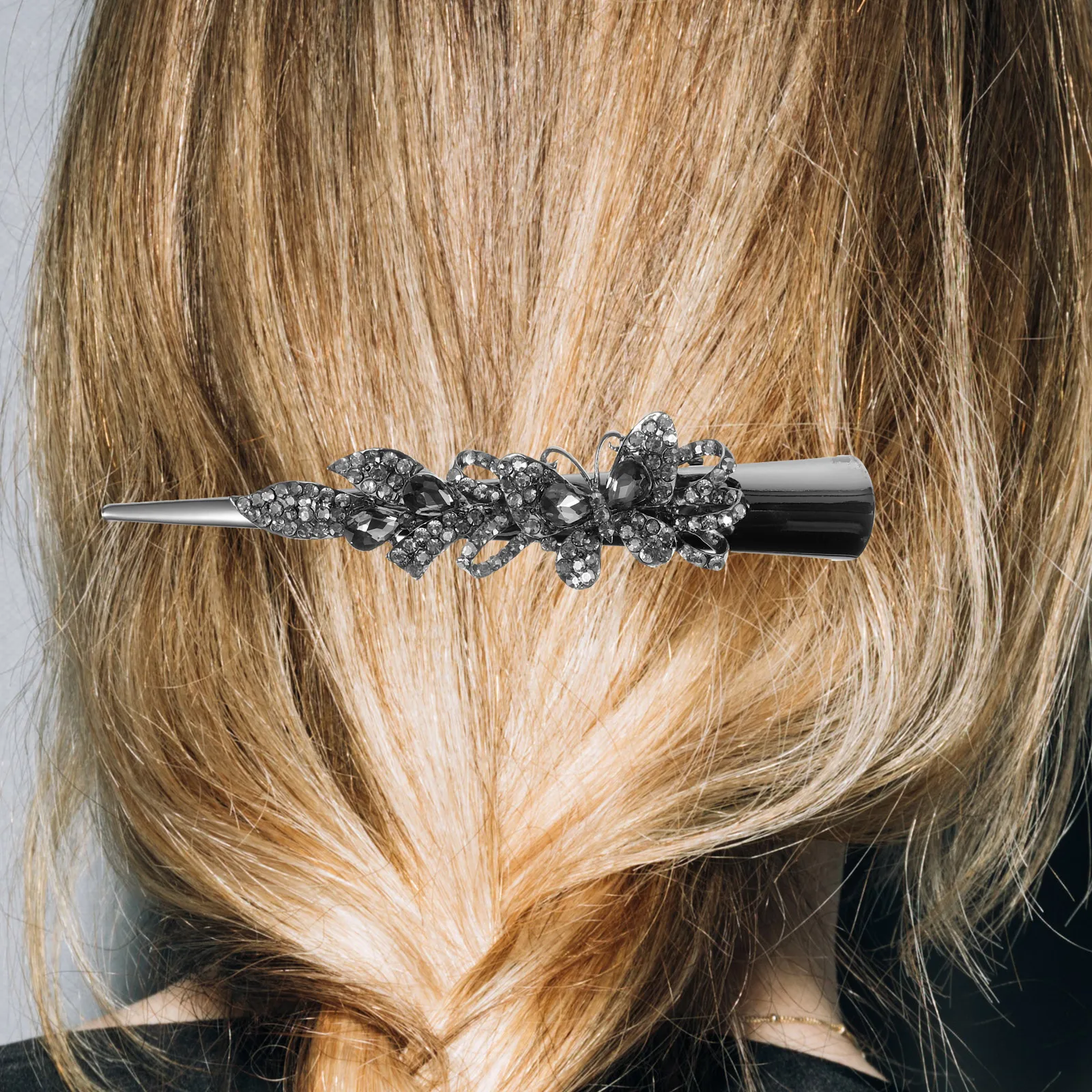 Bow Hair Clips Rhinestone Crystal Barrettes Alligator Hairpin for Women Styling Salon Bridal Vintage Snap Clips
Bow Hair Clips Rhinestone Crystal Barrettes Alligator Hairpin for Women Styling Salon Bridal Vintage Snap Clips