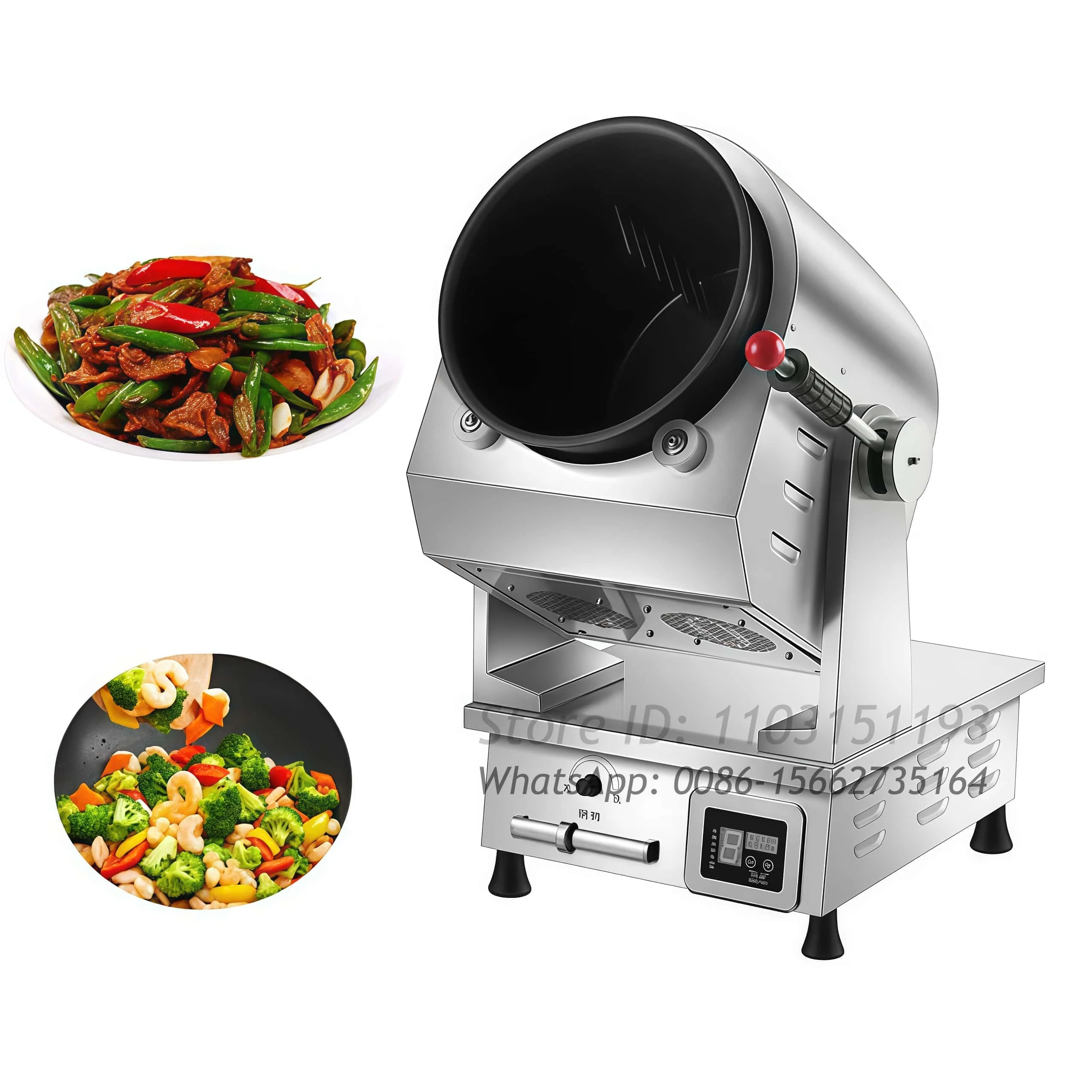 Electric Automatic Stir Fry Fried Rice Smart Robot Cooking Machine Stir Fryer 1.5~10kg Capacity Kitchen Restaurant
Electric Automatic Stir Fry Fried Rice Smart Robot Cooking Machine Stir Fryer 1.5~10kg Capacity Kitchen Restaurant