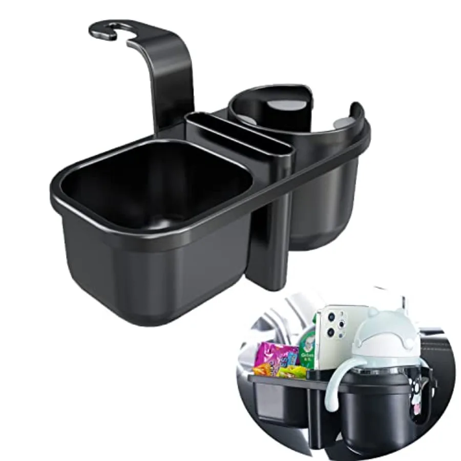 Headrest Backseat Organizer With Cup Holders, 3 in 1 Back Seat Holder With Hook, Organizer for,Food Table or Sauce Holder, Car
Headrest Backseat Organizer With Cup Holders, 3 in 1 Back Seat Holder With Hook, Organizer for,Food Table or Sauce Holder, Car