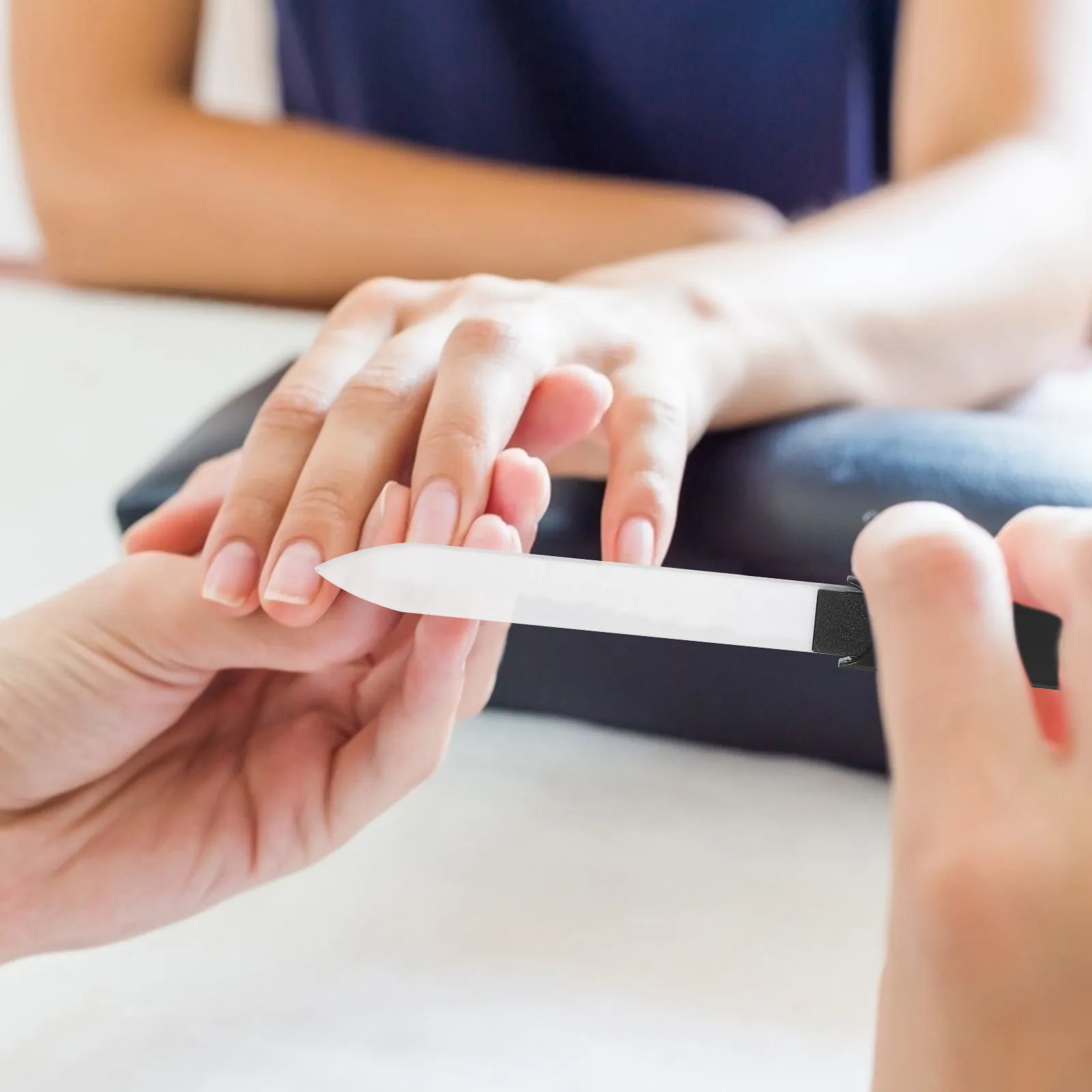 Набор из 6 стеклянных пилок для ногтей, портативный инструмент для маникюра и педикюра, с мелкозернистой поверхностью, для натуральных и акриловых ногтей
Набор из 6 стеклянных пилок для ногтей, портативный инструмент для маникюра и педикюра, с мелкозернистой поверхностью, для натуральных и акриловых ногтей