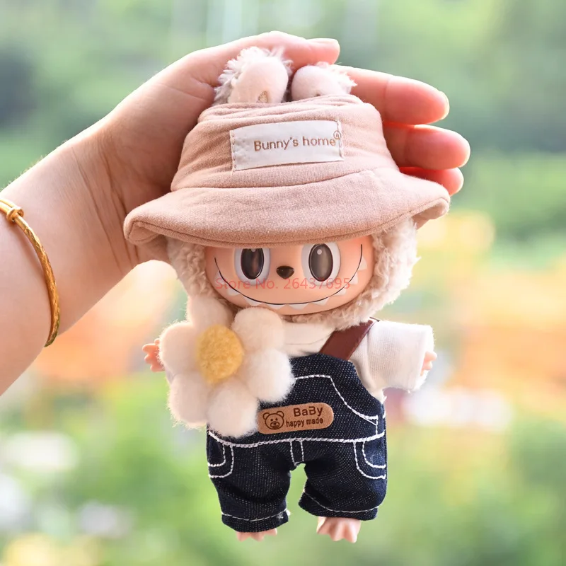 17 см Kawaii Labubu винил дикая серия монстров Labubu плюшевая кукла меняющая одежду Сделай Сам юбка игры пользовательский комбинезон комплект одежды 
17 см Kawaii Labubu винил дикая серия монстров Labubu плюшевая кукла меняющая одежду Сделай Сам юбка игры пользовательский комбинезон комплект одежды