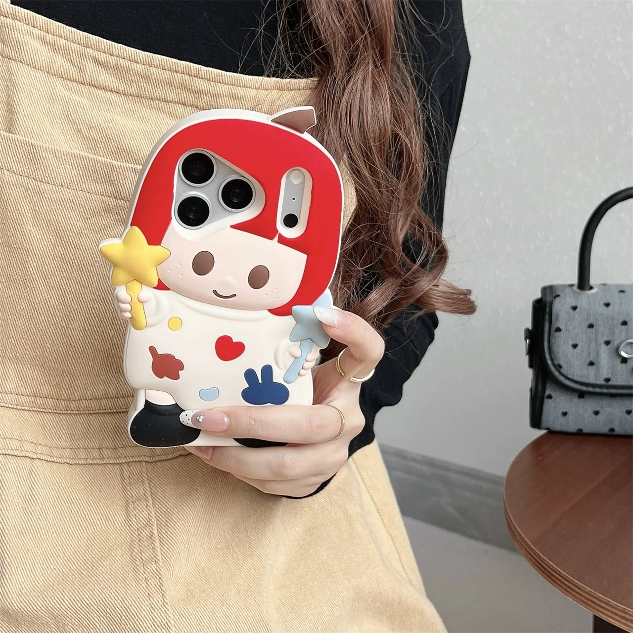 Cartoon Girl Stars Creativity Silicone Cute Stereoscopic Phone Case For iPhone 17 12 13 14 15 16 Pro Max Anti Drop Case
Cartoon Girl Stars Creativity Silicone Cute Stereoscopic Phone Case For iPhone 17 12 13 14 15 16 Pro Max Anti Drop Case