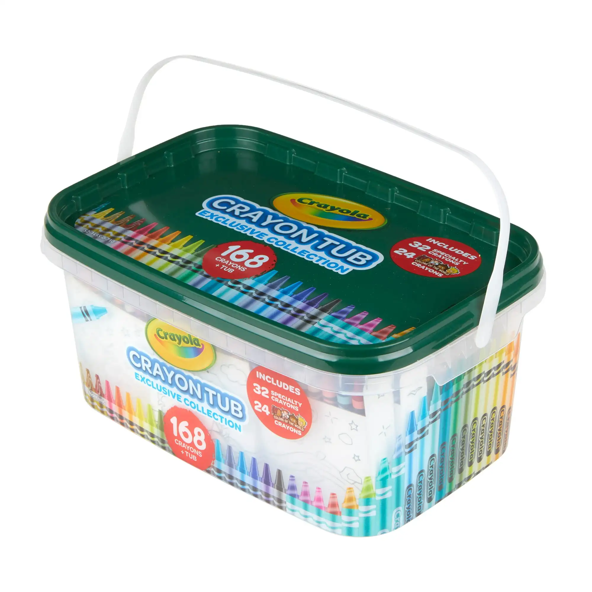 Crayola Crayon & Storage Tub, 168 Ct, With Specialty Crayons, Classroom Must Haves, Coloring Gifts for Kids and Teachers
Crayola Crayon & Storage Tub, 168 Ct, With Specialty Crayons, Classroom Must Haves, Coloring Gifts for Kids and Teachers