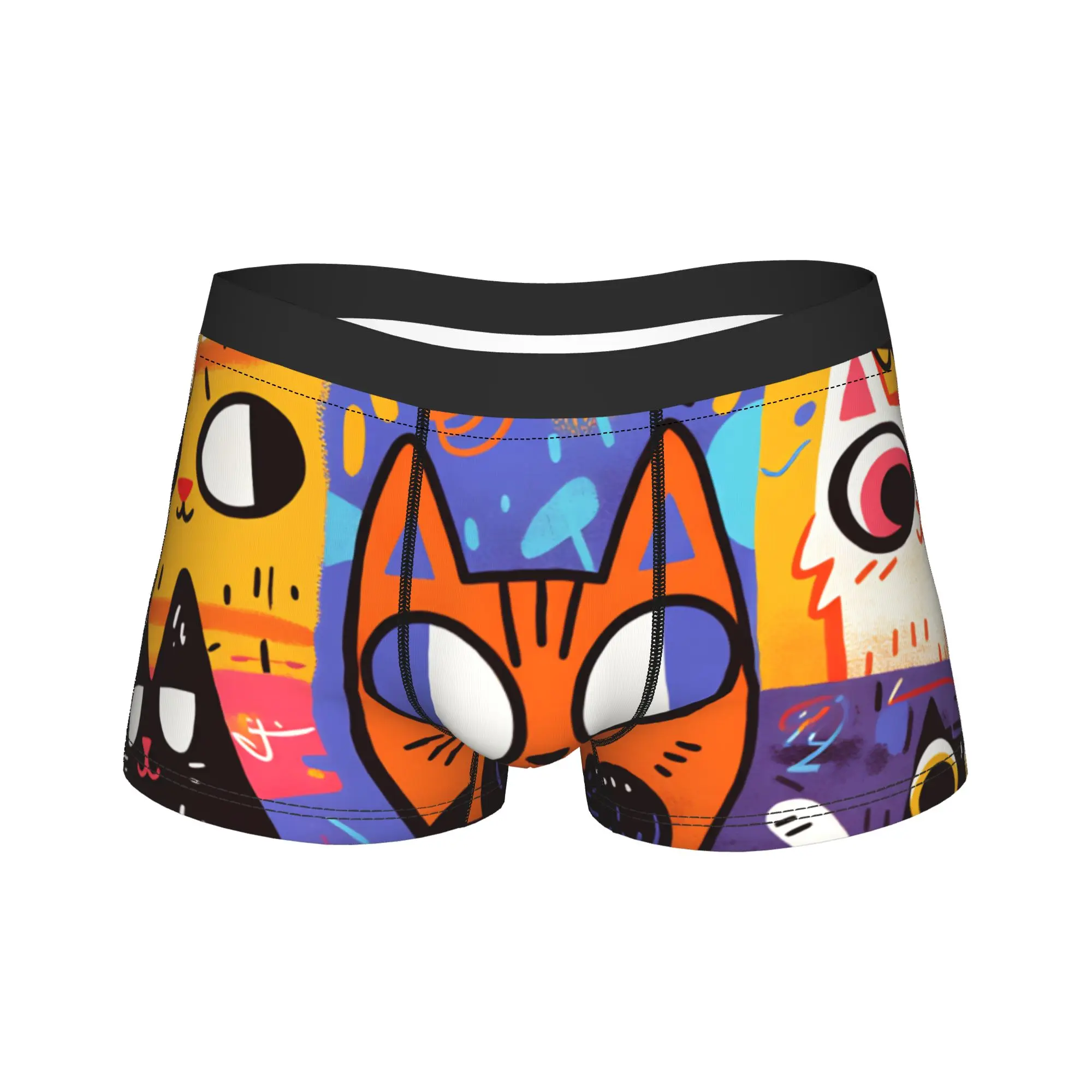 Custom Cute Cat Underwear Printing Trunk Quality Men's Underpants Classic Boxer Brief Birthday Gift
Custom Cute Cat Underwear Printing Trunk Quality Men's Underpants Classic Boxer Brief Birthday Gift