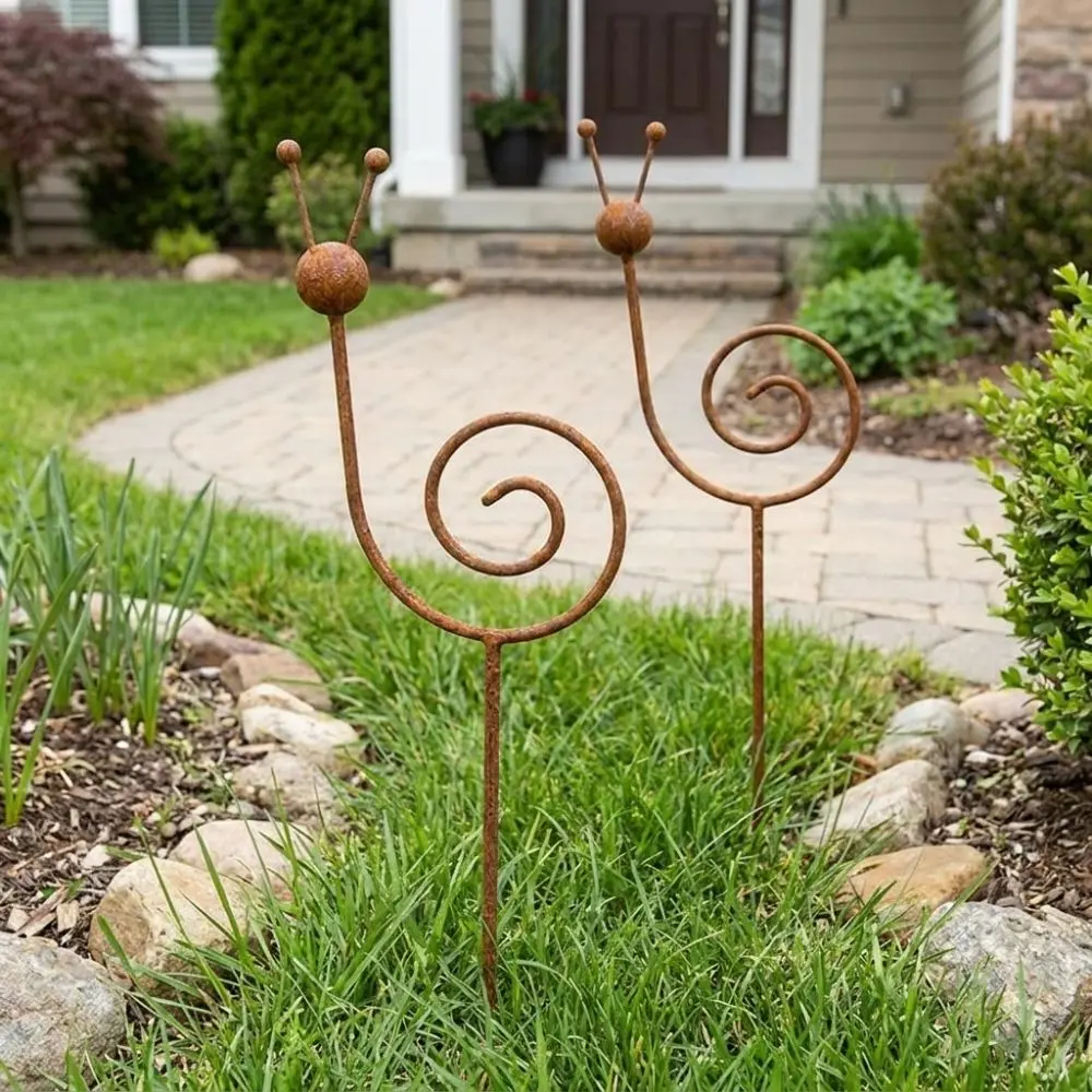 Vintage Metal Snail Garden Stake Weather Resistant Weatherproof Rustic Snail Sculpture Iron Rustproof Snail Shape Yard Art
Vintage Metal Snail Garden Stake Weather Resistant Weatherproof Rustic Snail Sculpture Iron Rustproof Snail Shape Yard Art