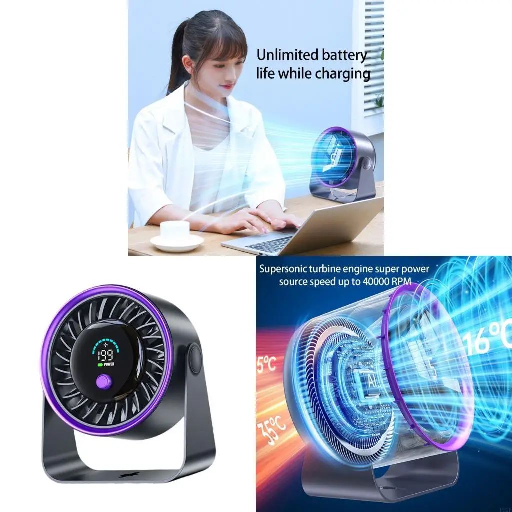 F92F Cooling Fan With 199 Speed Adjustable Direction Rechargeable Digital Display Outdoor Desk Fan for Home Bedroom Camping
F92F Cooling Fan With 199 Speed Adjustable Direction Rechargeable Digital Display Outdoor Desk Fan for Home Bedroom Camping