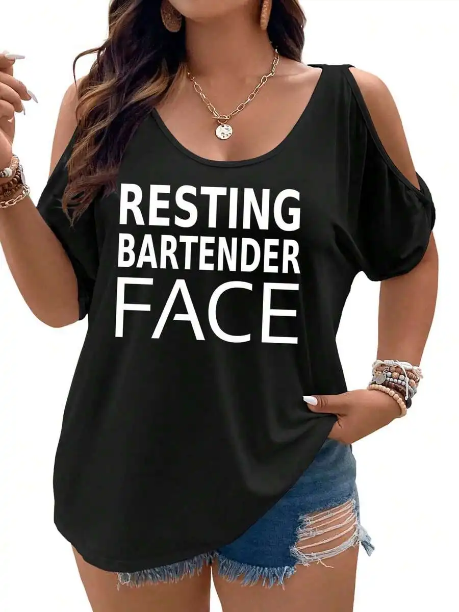 Women Cold Shoulder Top With Back Tie Detail Loose Fit Summer Short Sleeve Blouse
Women Cold Shoulder Top With Back Tie Detail Loose Fit Summer Short Sleeve Blouse