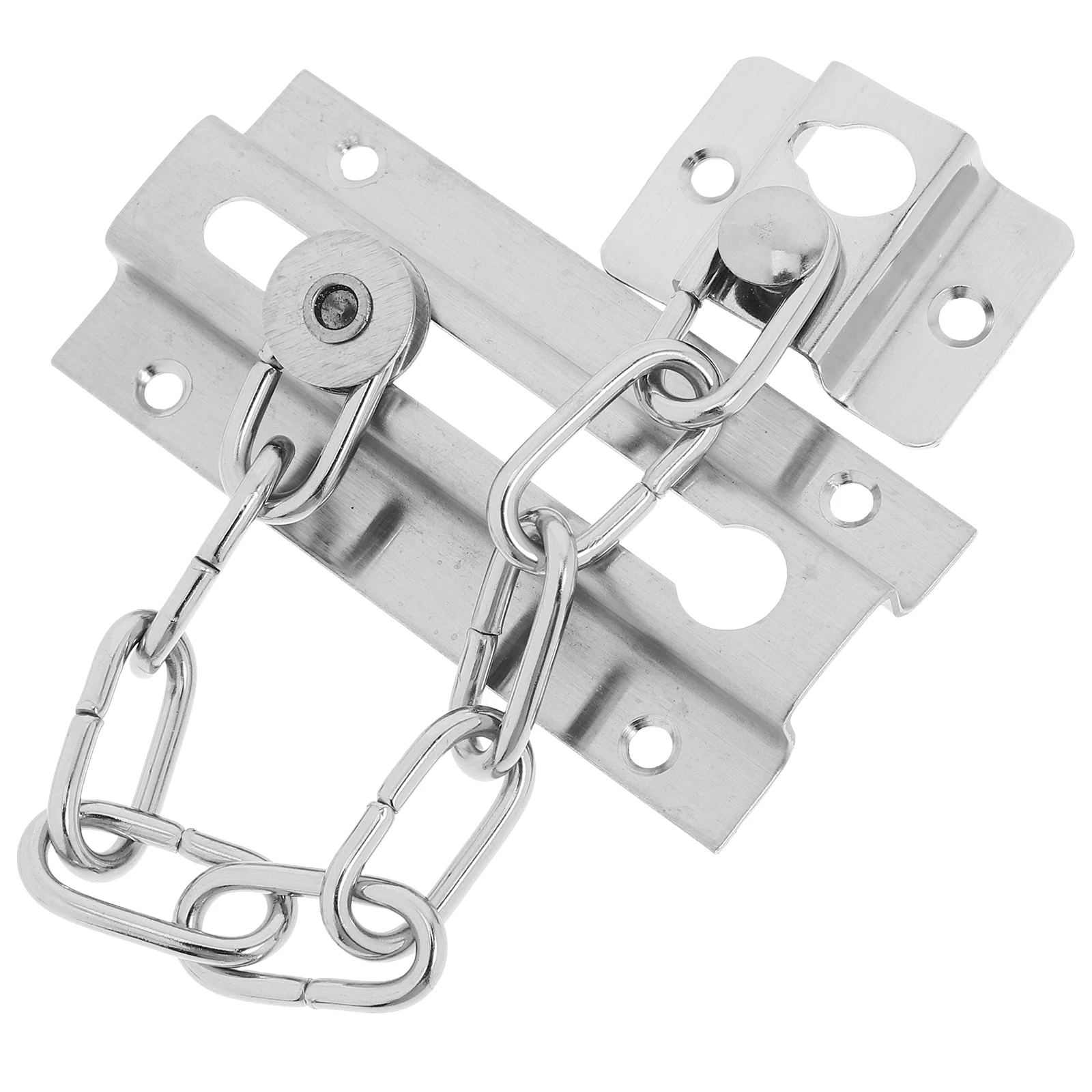Stainless Steel Door Chain Lock Silver Color Easy Installation Hotel Safety Devices Door Security Chain Travel Locks For Doors
Stainless Steel Door Chain Lock Silver Color Easy Installation Hotel Safety Devices Door Security Chain Travel Locks For Doors