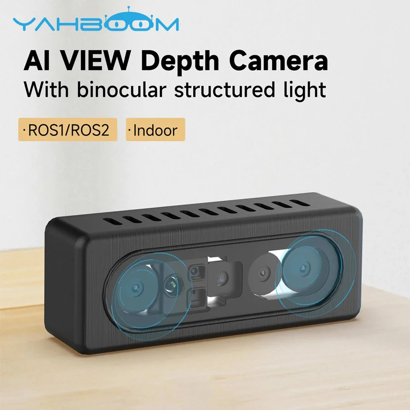 Модуль датчика глубины камеры AI VIEW для робота ROS, 3D-сканер, отслеживание человеческого тела, измерение объектов, бинокулярный структурированный свет
Модуль датчика глубины камеры AI VIEW для робота ROS, 3D-сканер, отслеживание человеческого тела, измерение объектов, бинокулярный структурированный свет