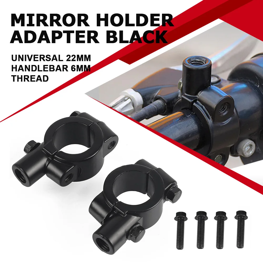 Handlebar 6mm Mirror Mount Clamp Rear View Mirror Holder Adapter Black Clamp Base FOR KAWASAKI Z500 Z650 Z750 Z800 Z900 Z1000
Handlebar 6mm Mirror Mount Clamp Rear View Mirror Holder Adapter Black Clamp Base FOR KAWASAKI Z500 Z650 Z750 Z800 Z900 Z1000