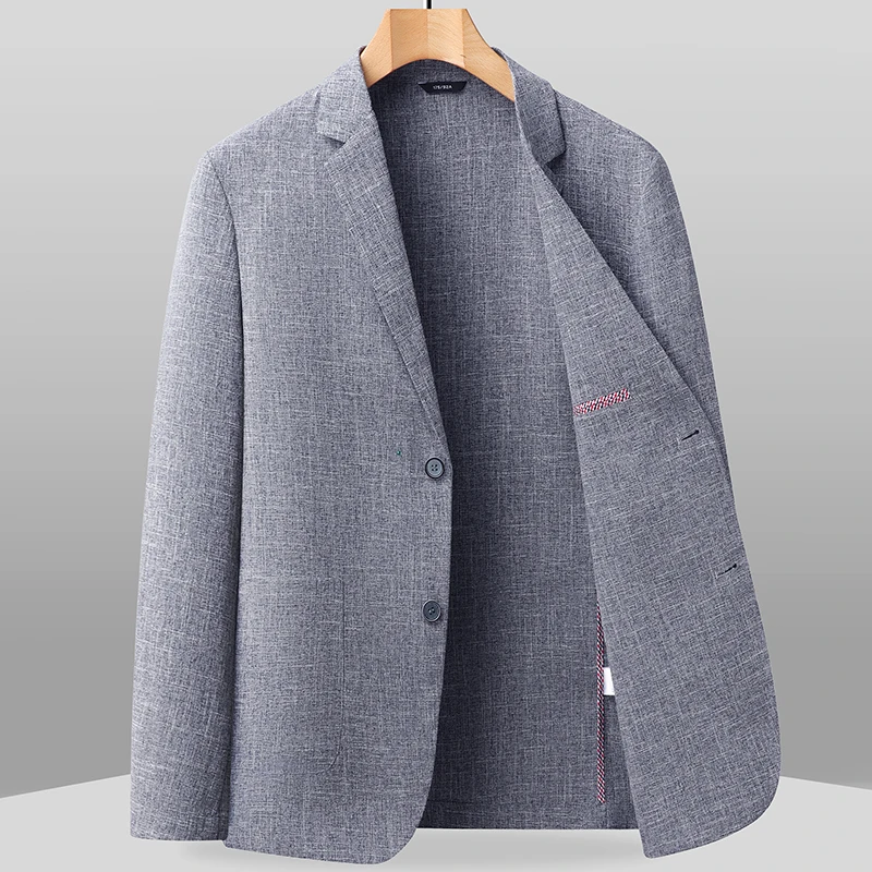 High-quality sun-protection silk jacquard stylish and handsome men's casual and simple elegant suit jacket
High-quality sun-protection silk jacquard stylish and handsome men's casual and simple elegant suit jacket