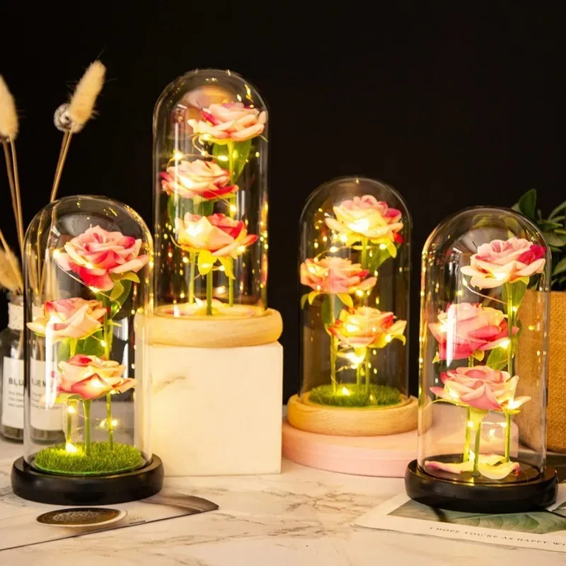 Artificial Galaxy Roses with LED Lights for Wedding Valentines Mother Day Decoration Creative Gift One Piece
Artificial Galaxy Roses with LED Lights for Wedding Valentines Mother Day Decoration Creative Gift One Piece