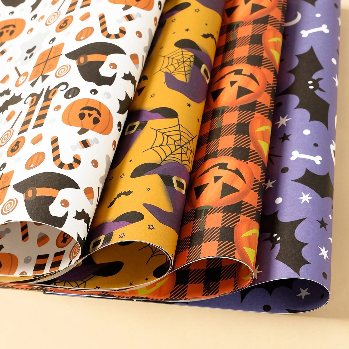 Halloween Wrapping Paper 20*27inch Ghost Pumpkin Bat Pattern Gift Wrap Tissue Paper Decorative Craft Paper for Halloween Decor
Halloween Wrapping Paper 20*27inch Ghost Pumpkin Bat Pattern Gift Wrap Tissue Paper Decorative Craft Paper for Halloween Decor