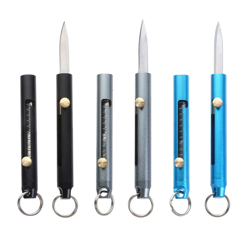Aluminum Alloy Multifunction Self Defense Mini Foldable Knife Portable Key Chains Outdoor Survival Emergency Pocket EDC Tools
Aluminum Alloy Multifunction Self Defense Mini Foldable Knife Portable Key Chains Outdoor Survival Emergency Pocket EDC Tools